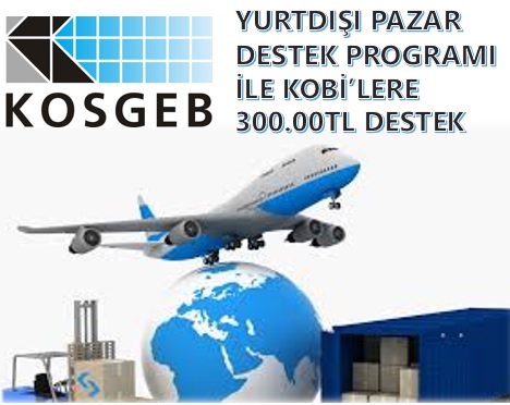 KOSGEB Yurtdışı Pazar Destek Programı Yürürlüğe Girdi