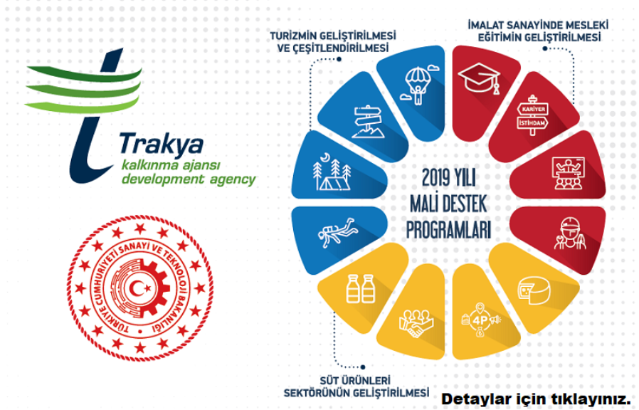 Trakya Kalkınma Ajansı 2019 Mali Destek Programı Açıklandı 